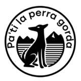 logo pa'ti la perra gorda fondo transparente